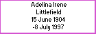 Adelina I Littlefield, born 15 June 1904