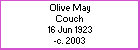 Olive M Couch