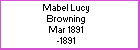 Mabel L Browning