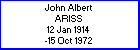 John A Ariss