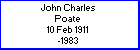 John Charles Poate