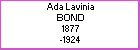 Ada L Bond
