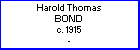 Harold T Bond