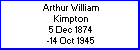 Arthur W Kimpton