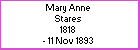 Mary A Stares