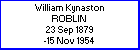 William K Roblin
