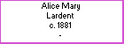 Alice M Lardent