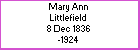 Mary A Littlefield