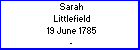 Sarah Littlefield