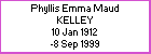 Phyllis E M Kelley
