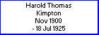 Harold T Kimpton