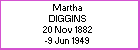 Martha Diggins