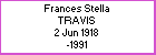 Frances S Travis