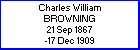 Charle W Browning