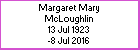 Margaret M McLoughlin