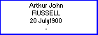 Arthur J Russell