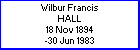 Wilbur F Hall