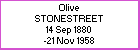 Olive Stonestreet