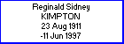 Reginald S Kimpton