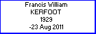 Francis W Kerfoot