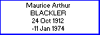 Maurice A Blackler