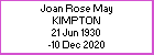 Joan R M Kimpton