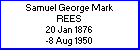 Samuel G M REES