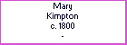 Mary Kimpton