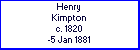 Henry Kimpton