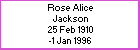 Rose Alice Jackson