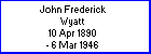 John F Wyatt