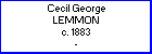 Cecil G Lemmon