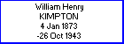William H Kimpton