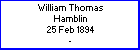 William T Hamblin