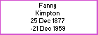 Fanny Kimpton