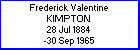 Frederick V Kimpton