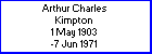 Arthur C Kimpton