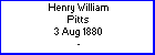 Henry W Pitts