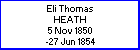 Eli T Heath