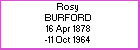 Rosy Burford