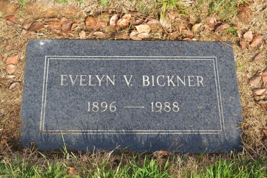 Evelyn Bickner's memorial