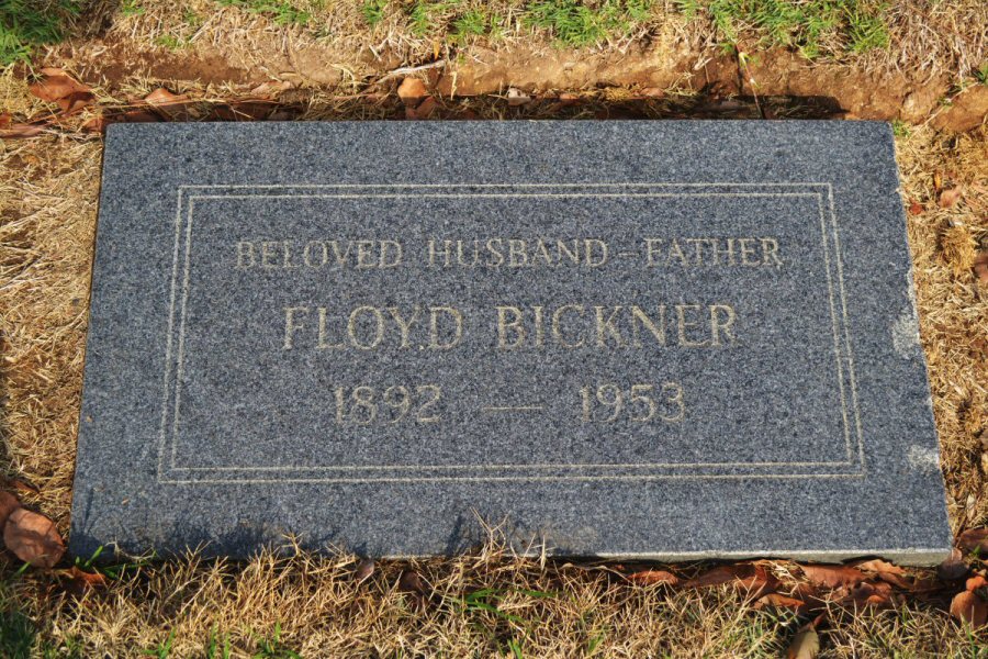 Evelyn Bickner's memorial