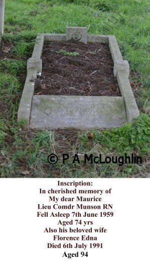 Grave of Florence E Munson