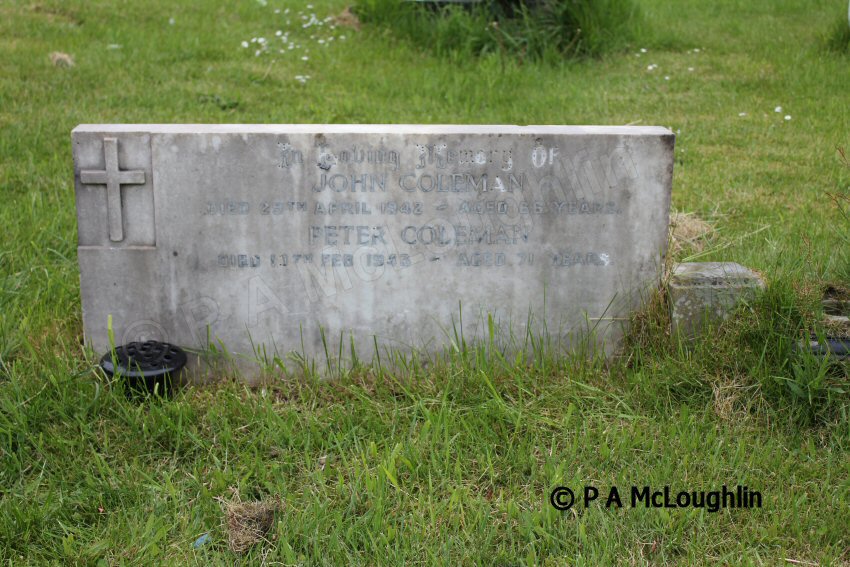 The grave of John Colman