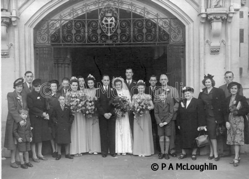 John and Dot's wedding photo