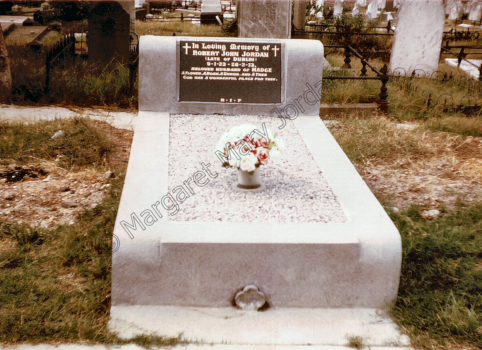 The grave of Robert J Jordan